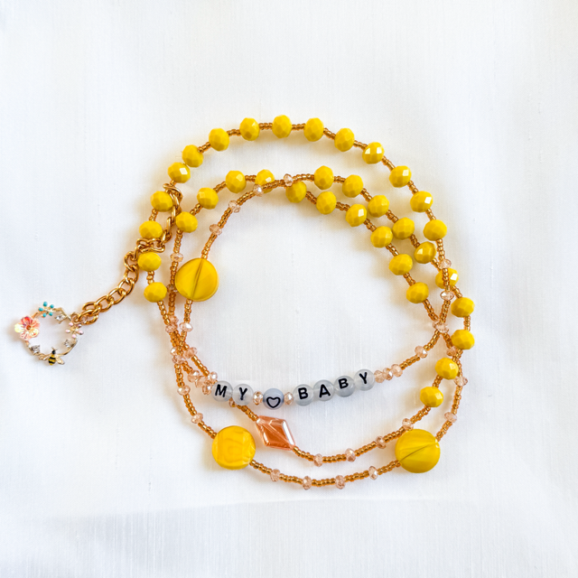 Baya jaune - 3 piéces