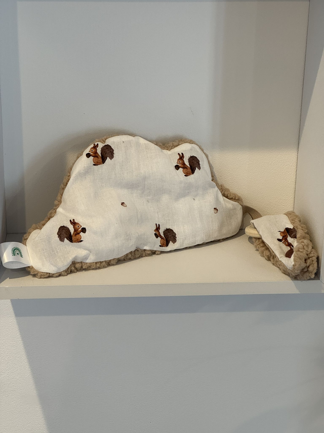 Doudou Nuage écureuil/marron ☁️