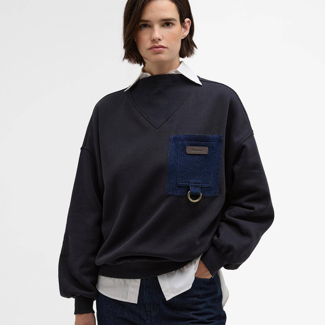 Barbour Saima Sweatshirt Dark Navy