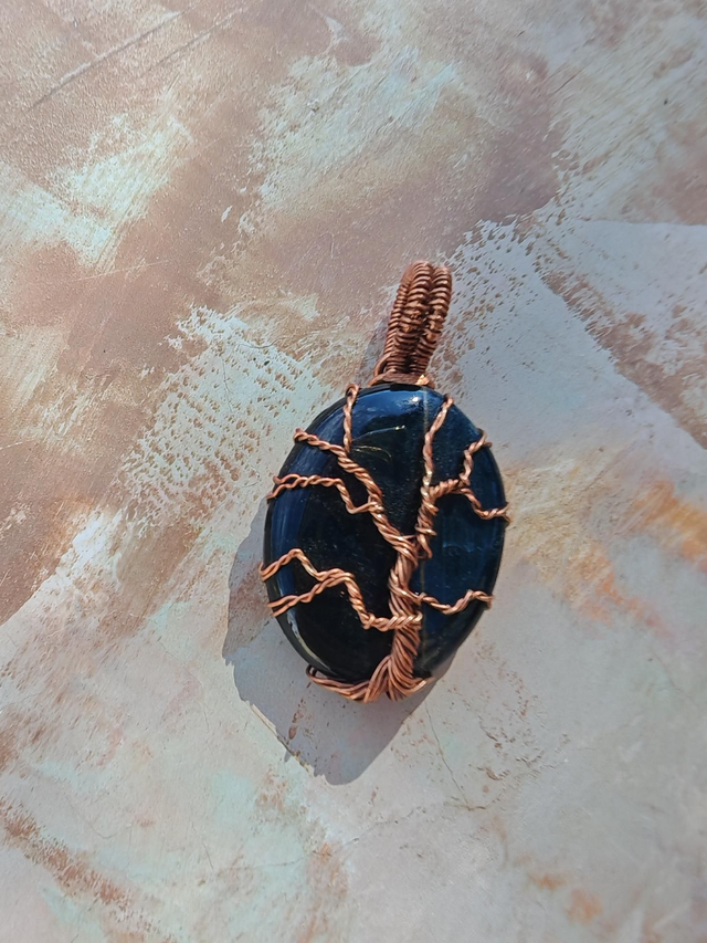 Arbre de vie - Pendentif - Œil de faucon 