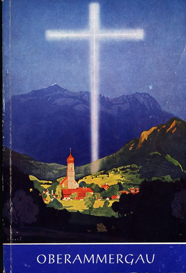 Oberammergau the Passion Play House and the Local Museum