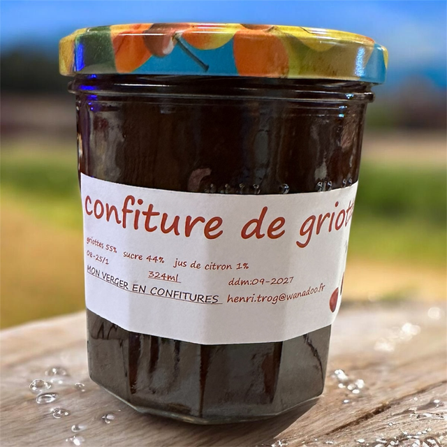 Confiture de griottes - Trog