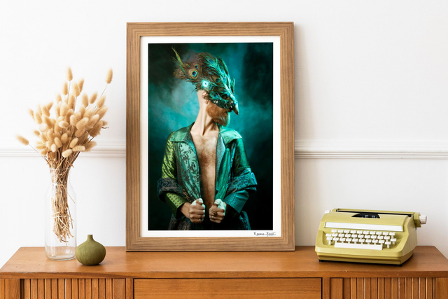 Tirage Photo "Le Paon" non encadré