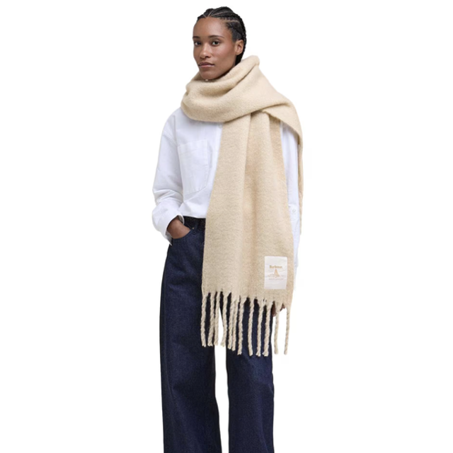 Barbour Ellison Scarf Oatmeal