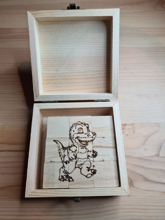 Puzzle cube dinosaure 