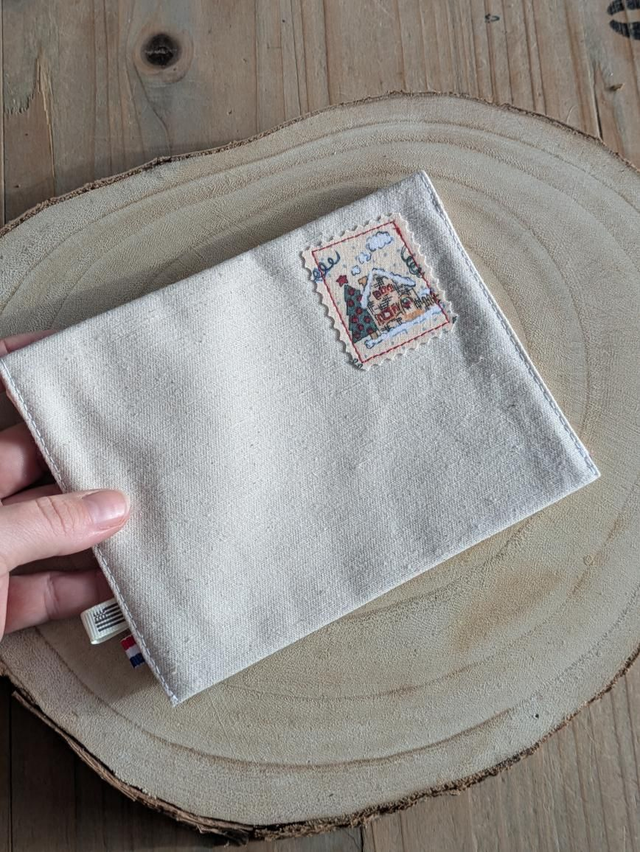 Enveloppe maison de Noël 