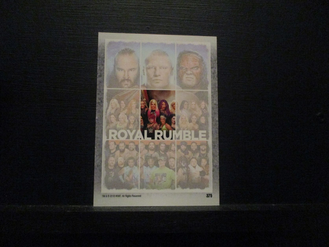 Royal Rumble Slam Attax Live Original Trading Card #375