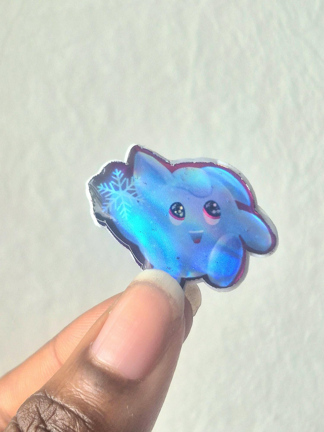 Pin "bouboule fluffy" givre 