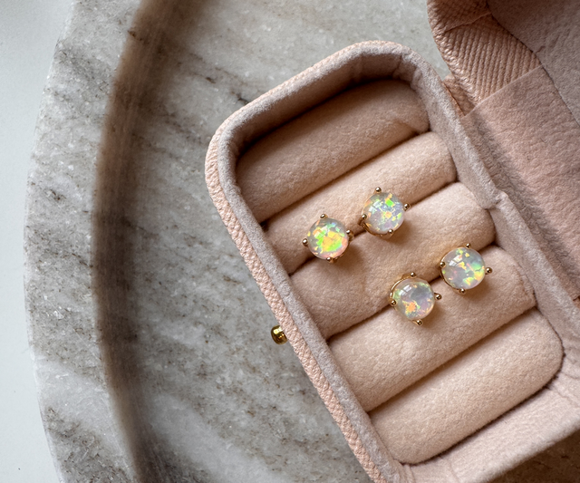 Opal Studs