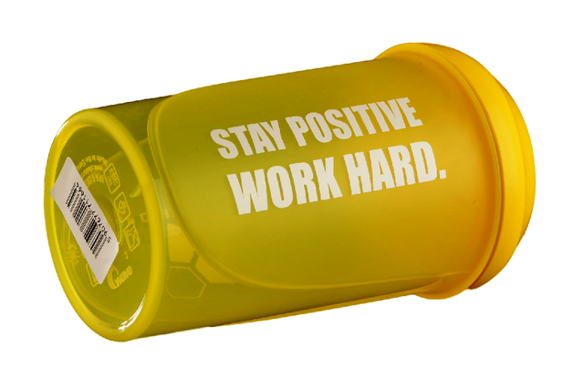 Shaker olimp Stay positive jaune