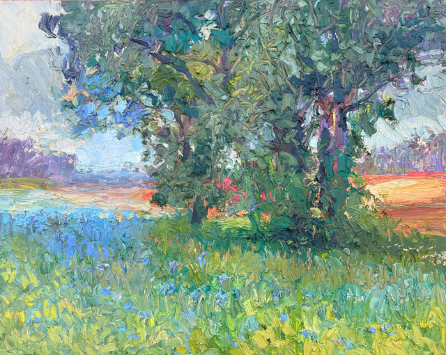 „Nach dem Regen“ – Öl auf Leinwand, 80 × 100 cm, 2024 | After the Rain