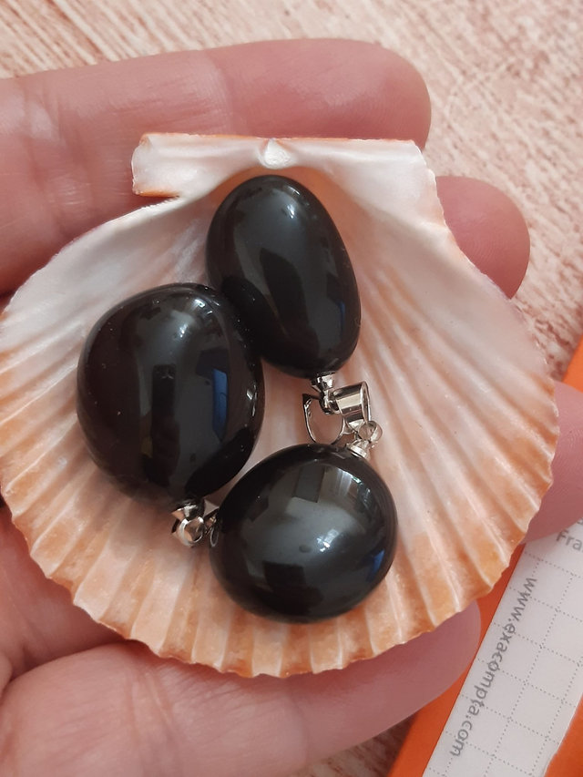 Pendentif Obsidienne oeil céleste