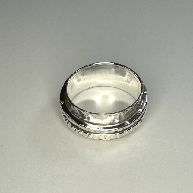 Double spinner ring