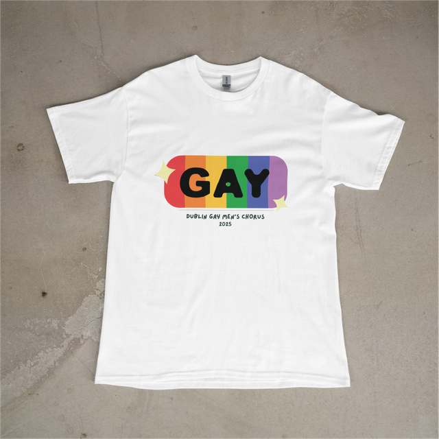 Dublin Gay Men&#039;s Chorus - GAY tee