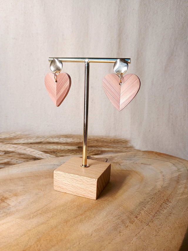 Boucles d'oreilles COEUR Nude