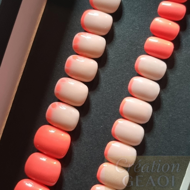 Corail french nude little carré xs