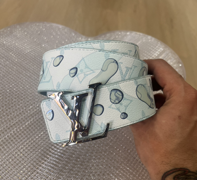 Louis Vuitton Aqua belt preowned