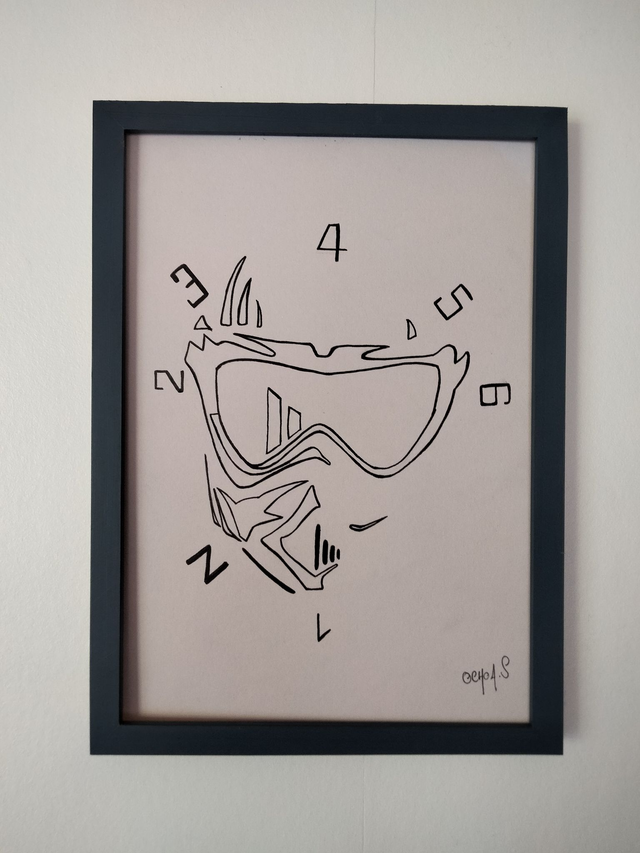 casque moto format A4