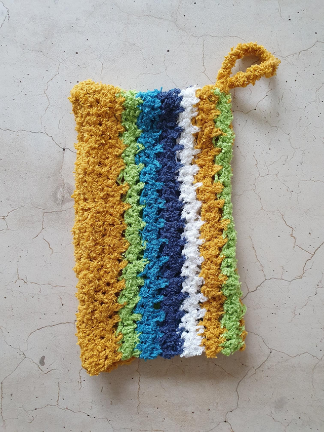 Frottee Waschhandschuh, Code Gold