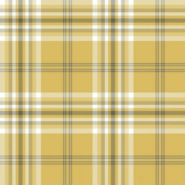 Catherine Lansfield Kelso Check - Ochre Muriva - 165520