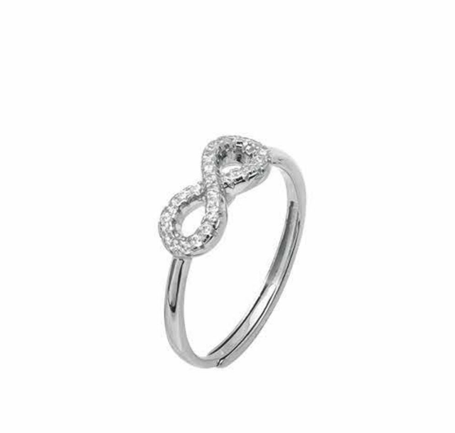 anello infinito in argento 925