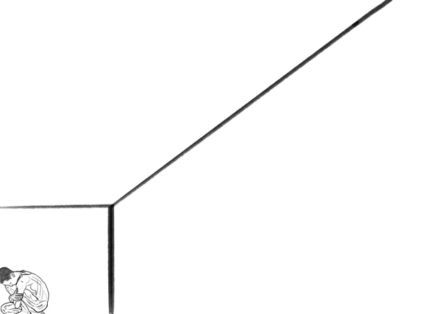 Trapped and scared - giclée