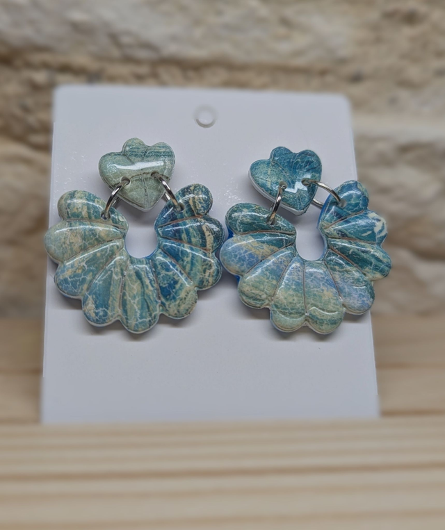 Boucles d'oreilles Océan