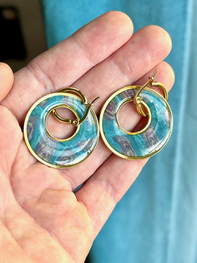 Boucles « Lune Vénitienne »