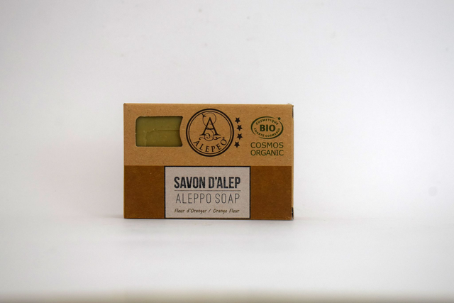 Savon d'Alep parfumé Thé vert 100g