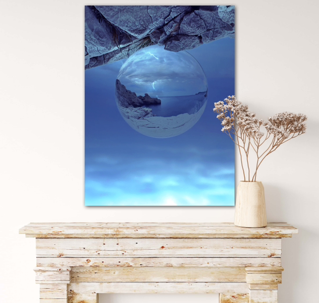 Éclair sur la pointe Fauconnière 