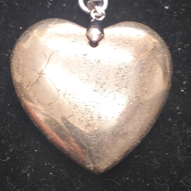 pyrite Coeur (pendentif) 