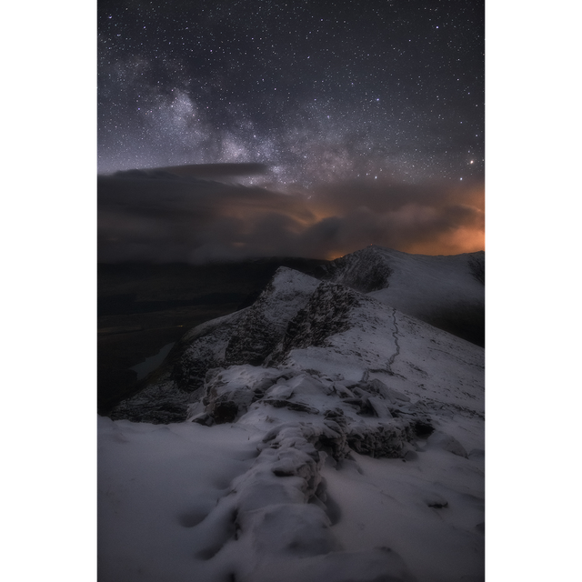 Mt. Brandon at night