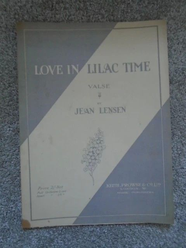 Love in Lilac time Sheet Music