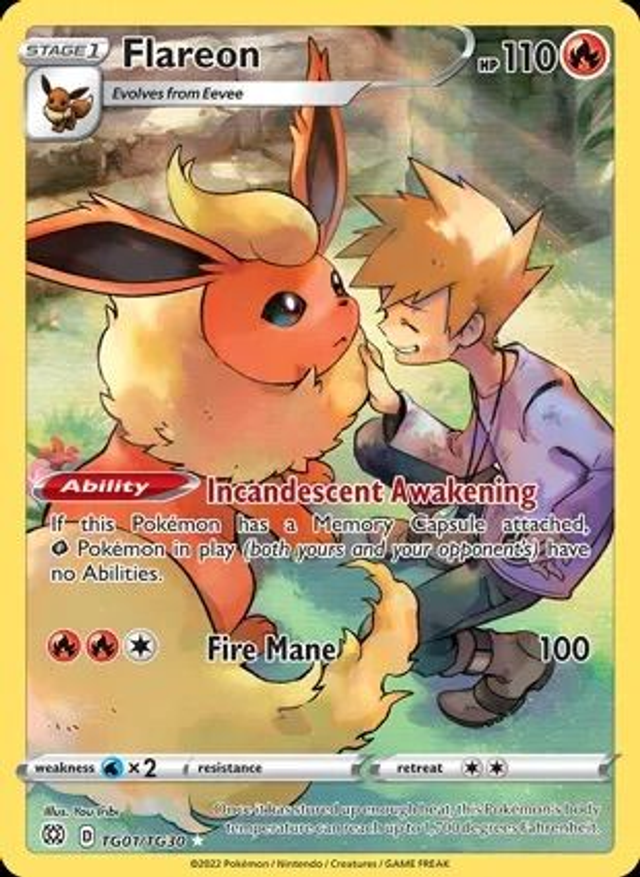 Flareon - TG01/TG30 (Trainer Gallery)
