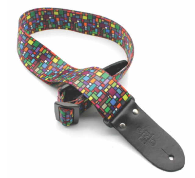 DSL Guitar Strap Digital Print Pattern