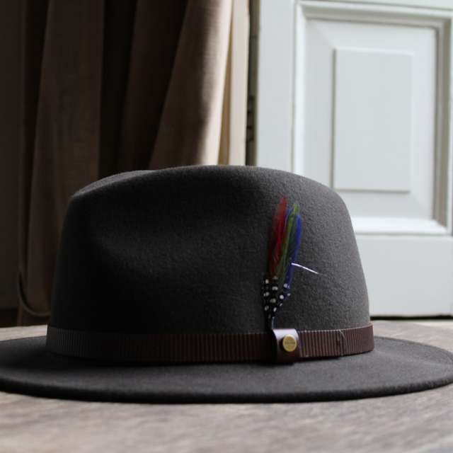 Stetson traveller Woolfelt Brown (green) 