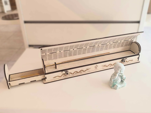 Porte encens Coffre Dragon