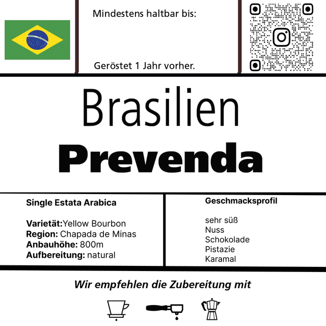 Die Kaffee| Brasil Yellow Bourbon - Prevenda 