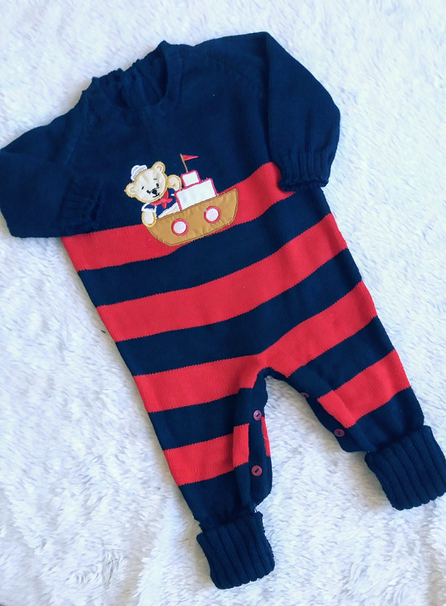 Macacão pequeno marinheiro