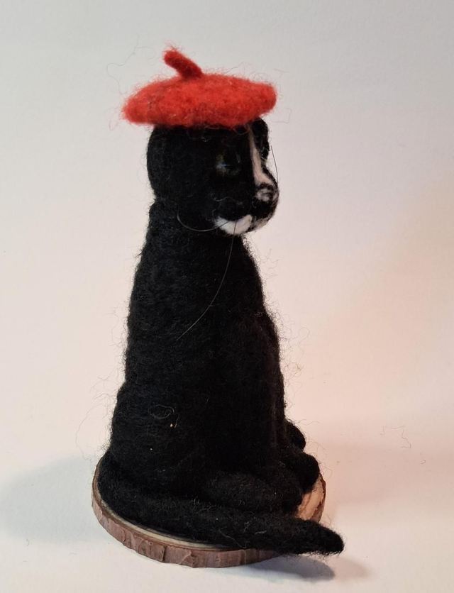 Needle Felt Le Chat