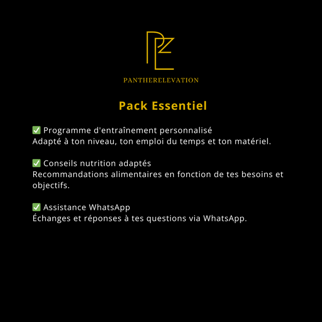 Panther Essentiel 4 semaines