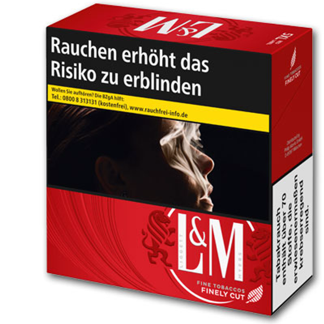 L&M Red Label 4XL-Box 15,00 € Zigaretten
