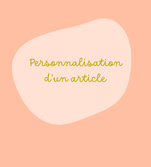 Personnalisation flocage