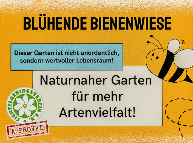 FGV geprüfter Garten Schild