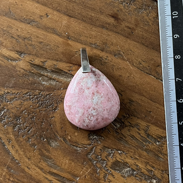 Pendentif en Thulite et bélière argent 