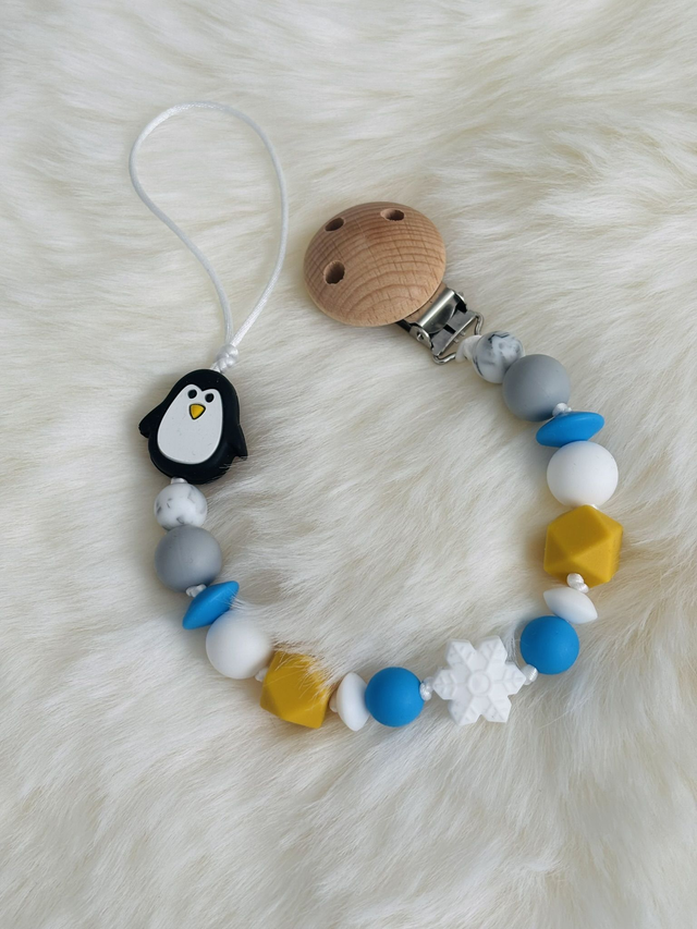 Attache tétine Pingouin 🐧