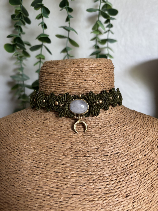 Choker BELLADONNA DORE - Personnalisable