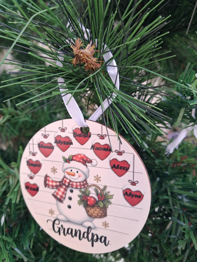🎄 Boules de Noël personnalisées – Sublimation ✨