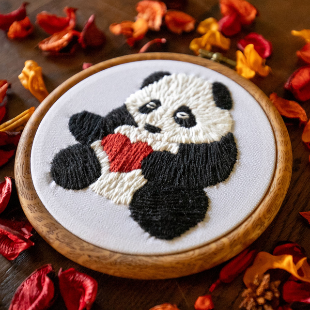 Broderie - Le Panda - 