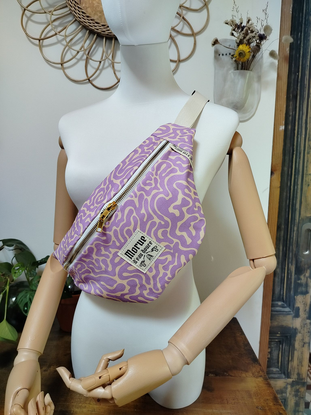 Sac  banane M purple brain